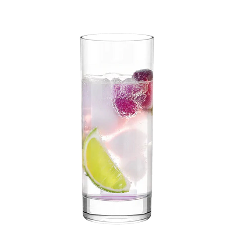 Lot De 6 Verres Longdrink Stölzle Lausitz New York Bar - 405 Ml, Cristal Brillant & Finition Mate, Résistant Lave-Vaisselle
