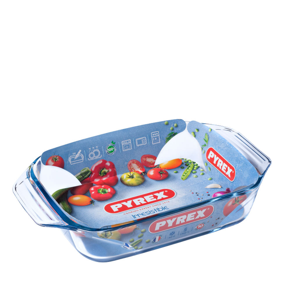 Irresistible Teglia Rettangolare In Vetro Borosilicato