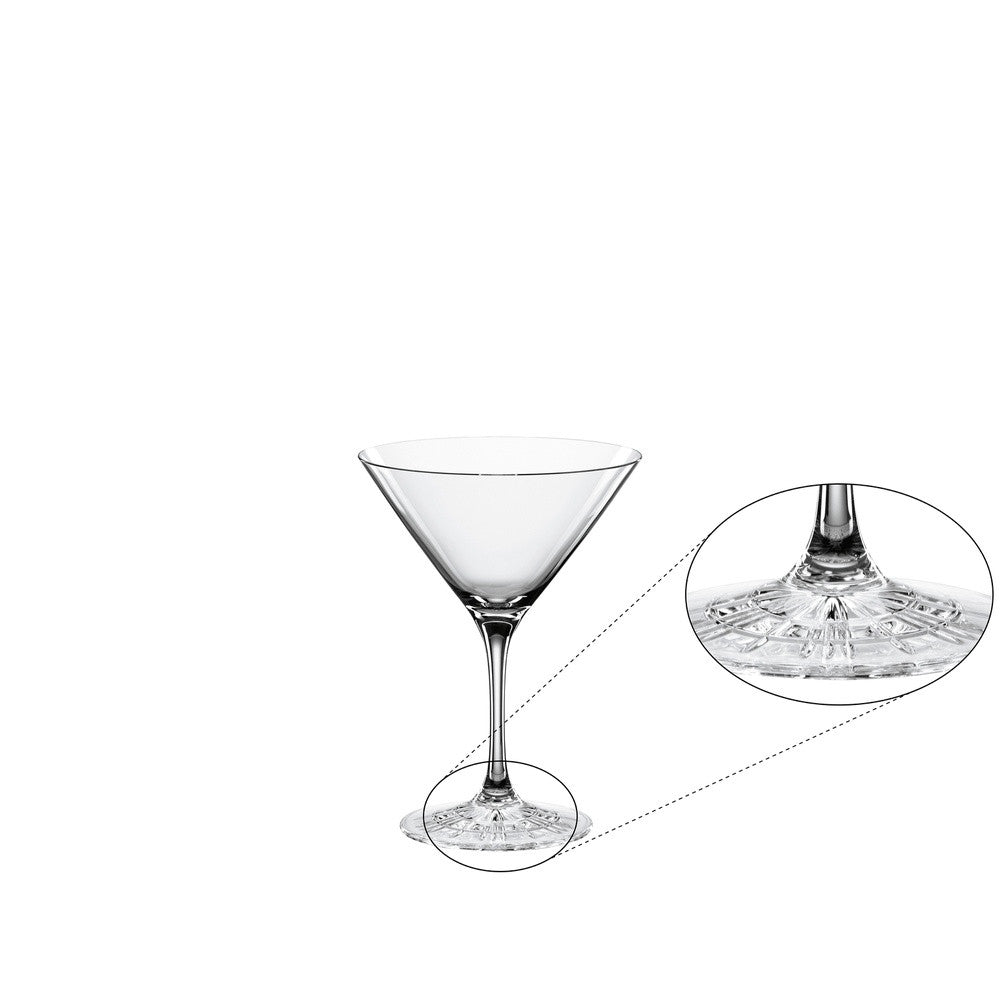 16.5 cl - Spiegelau Perfect Serve Collection Calice Cocktail Martini In Vetro Cristallino - Set 4 Pz