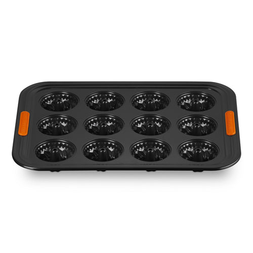 12 Forme - Le Creuset Forme Speciali Stampo Mini Ciambelle Antiaderente In Acciaio al Carbonio