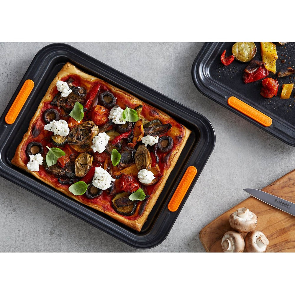 32 cm - Le Creuset Forme Speciali Teglia Rettangolare Antiaderente In Acciaio al Carbonio