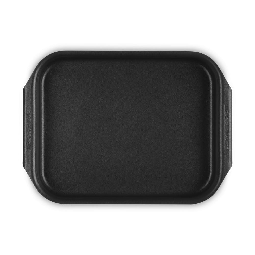 33 cm - Le Creuset Forme Speciali Arrostiera Rettangolare Antiaderente In Acciaio al Carbonio