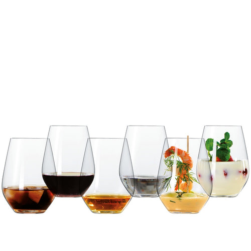 46 cl - Spiegelau Authentis Bicchiere Multiuso Tumbler In Vetro - Set 6 Pz