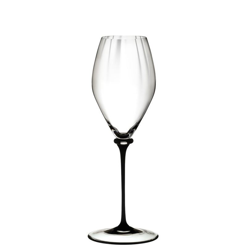 37.5 cl - Fatto A Mano Champagne Flute Colored Stem in Glass