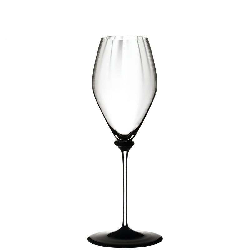 37.5 cl - Fatto A Mano Champagne Flute Colored Stem in Glass