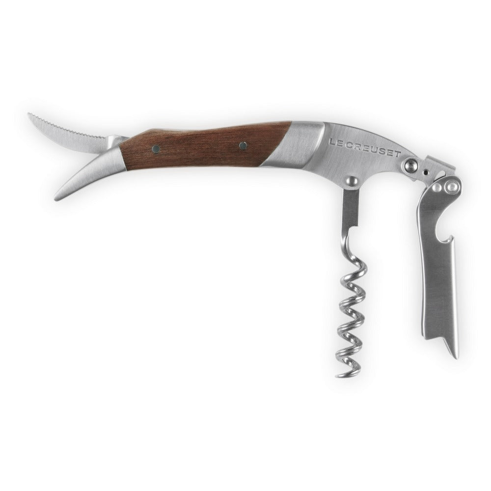 Le Creuset WT-100 L'Amico Del Sommelier Cavatappi A Leva In Acciaio Inox