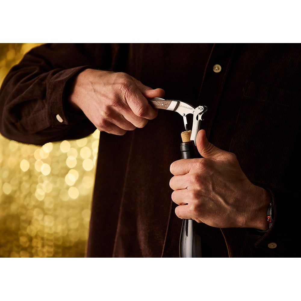 Le Creuset WT-100 L'Amico Del Sommelier Cavatappi A Leva In Acciaio Inox