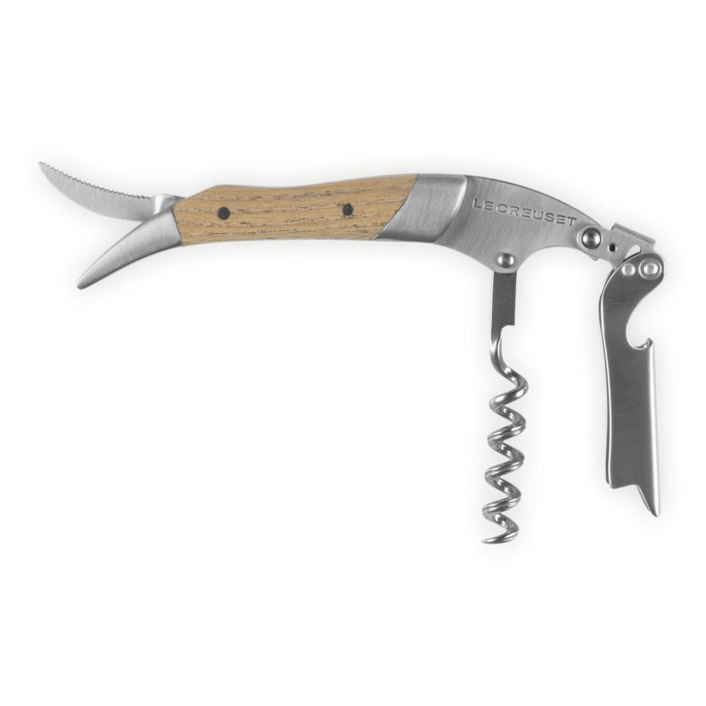 Le Creuset WT-100 L'Amico Del Sommelier Cavatappi A Leva In Acciaio Inox