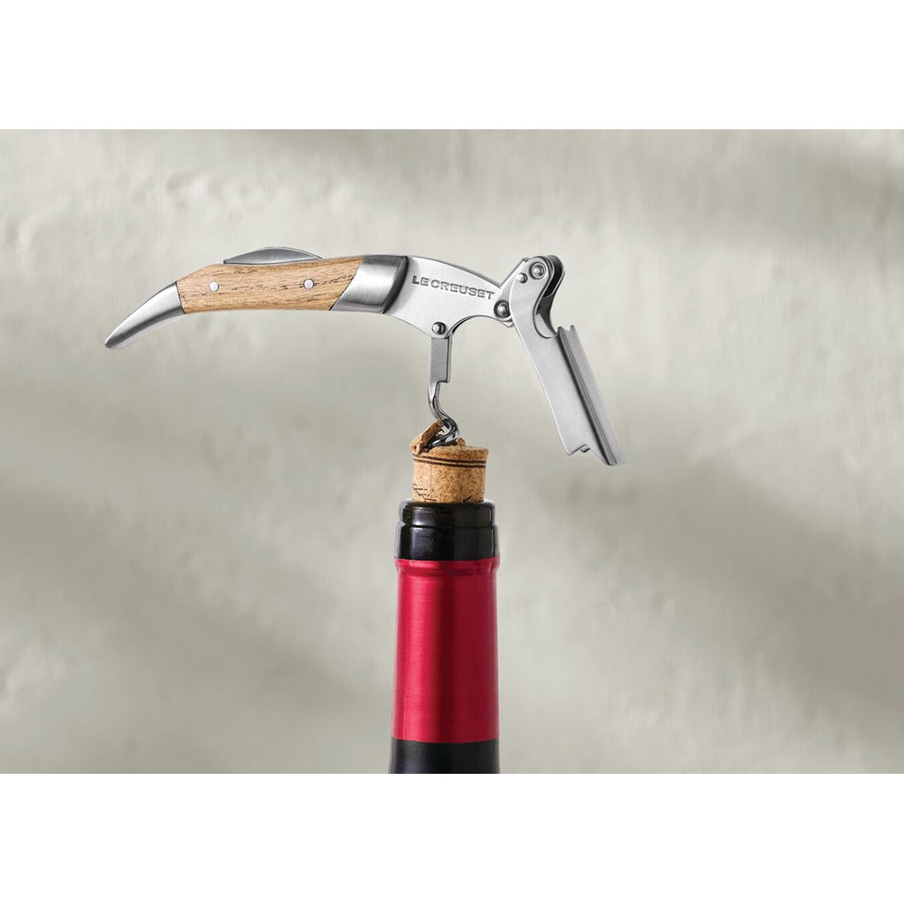 Le Creuset WT-100 L'Amico Del Sommelier Cavatappi A Leva In Acciaio Inox