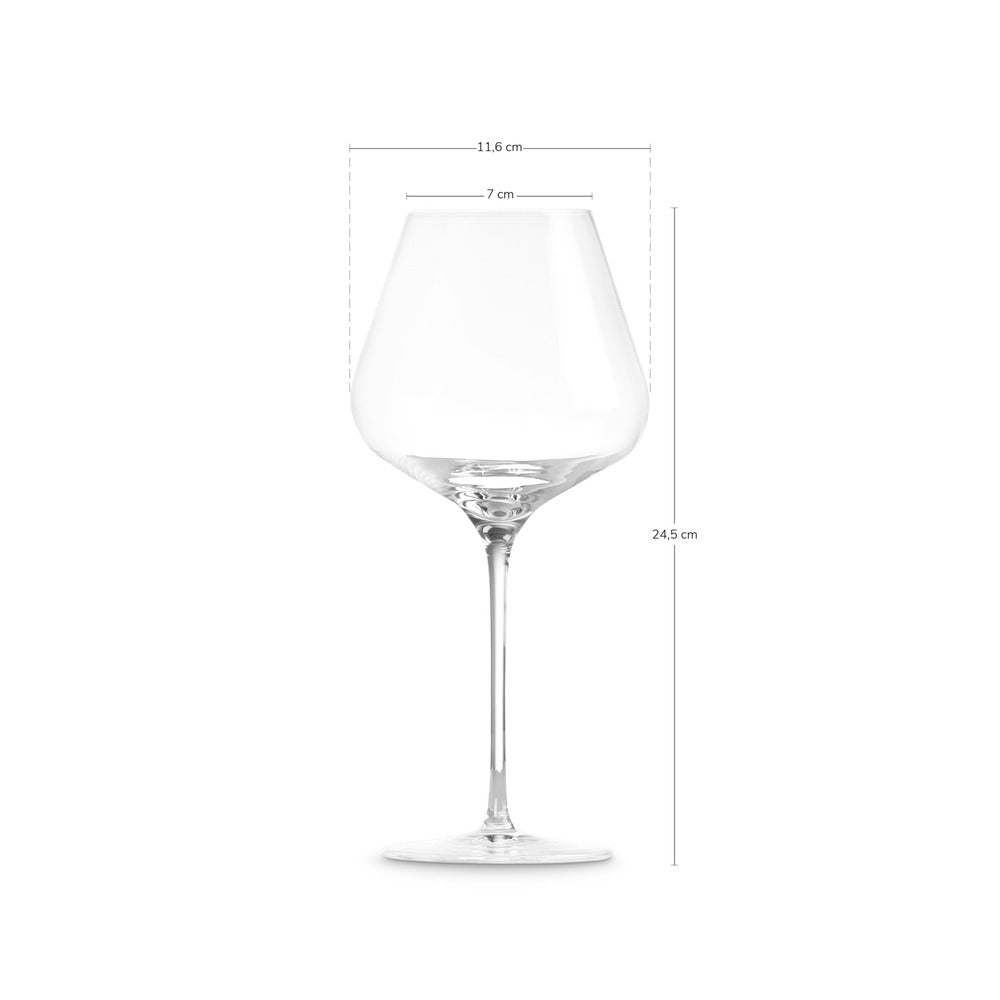 Le Creuset Calice Vino Rosso Borgogna In Vetro Set 4 Pz
