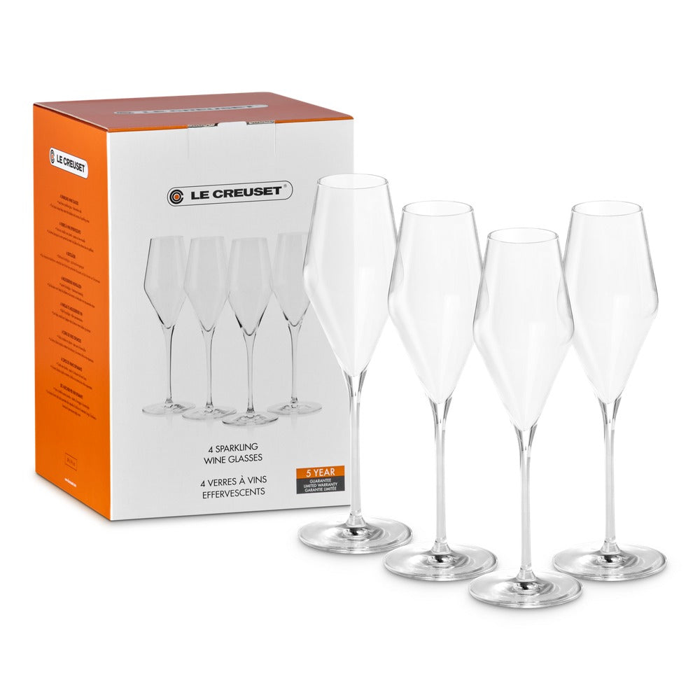 Le Creuset Calice Flute In Vetro Set 4 Pz