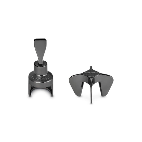 Le Creuset GS-102 Apribottiglia Stella e Tappo Corona In Metallo Set 2 Pz