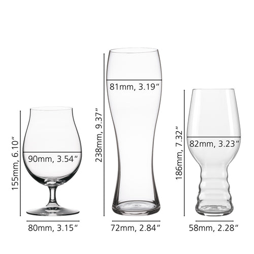 Spiegelau Beer Classics Set Degustazione Birra In Vetro - Set 3 Pz