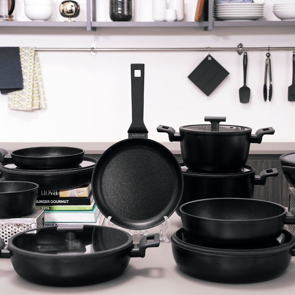 Sambonet Titan Pro Double Induction Casseruola Bassa Antiaderente In Alluminio