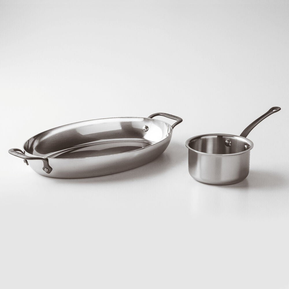 12 cm - Sambonet Home Chef Casseruola Alta Scaldaburro In Acciaio Inox