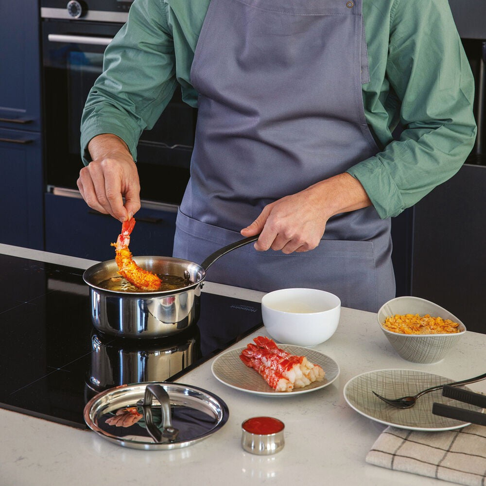 Sambonet Home Chef Casseruola Alta Con Manico e Coperchio In Acciaio Inox