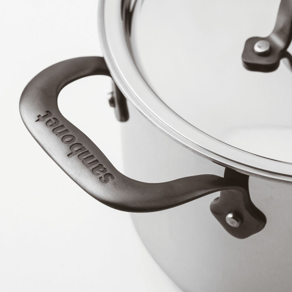 Sambonet Home Chef Casseruola Alta Con Coperchio In Acciaio Inox