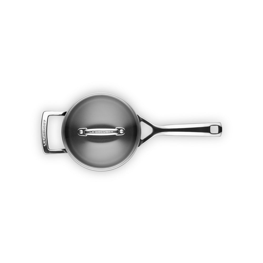 Les Forgées Non-Stick Aluminum Saucepan With Handle and Lid