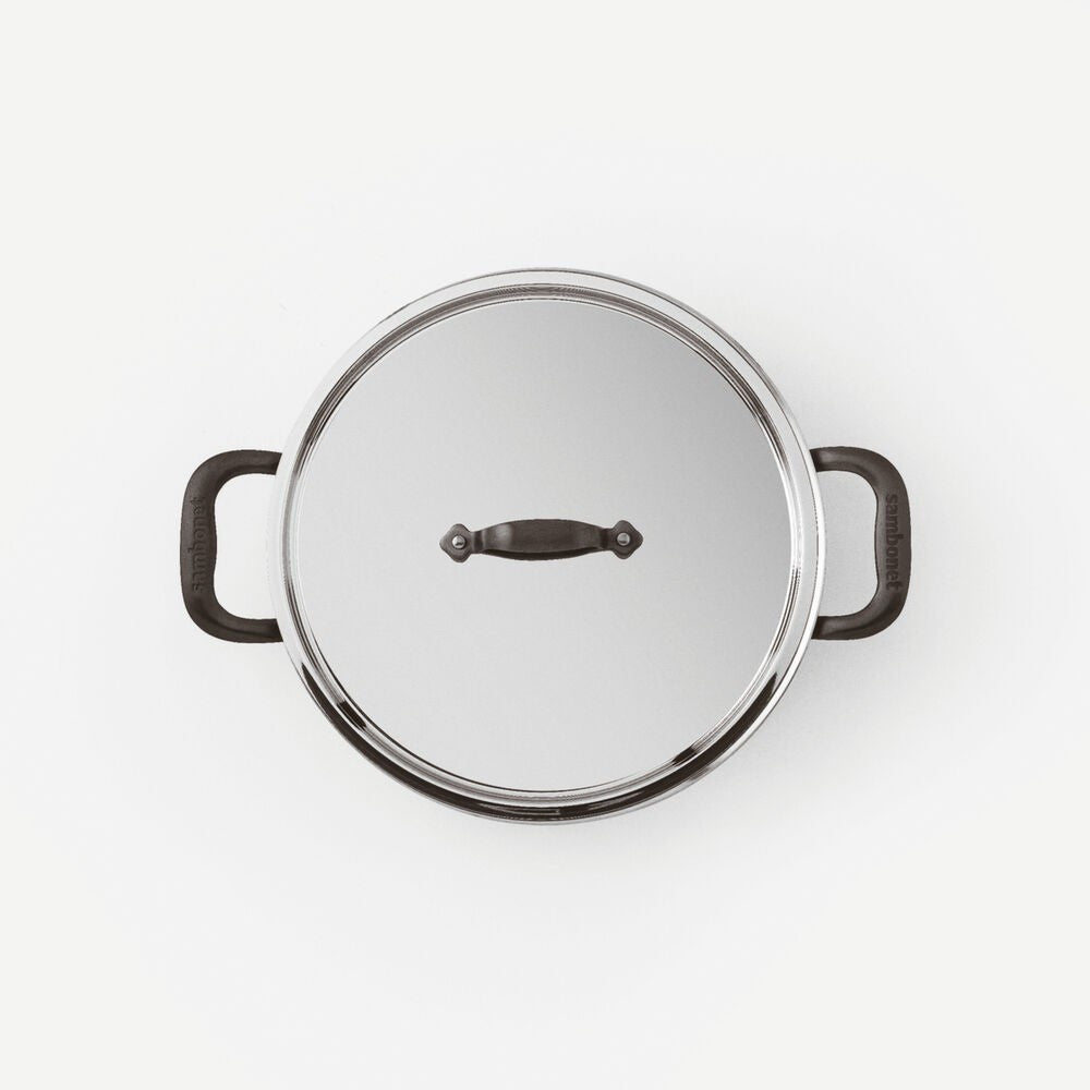 Sambonet Home Chef Casseruola Bassa Con Coperchio In Acciaio Inox