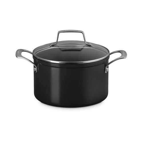 Le Creuset Essential Casseruola Alta con Coperchio Antiaderente Con Rivestimento In Ceramica In Acciaio Inox