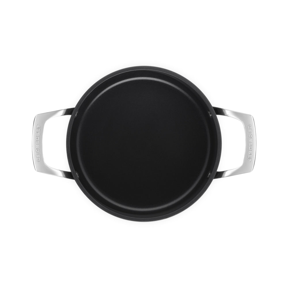 Le Creuset Essential Casseruola Alta con Coperchio Antiaderente Con Rivestimento In Ceramica In Acciaio Inox