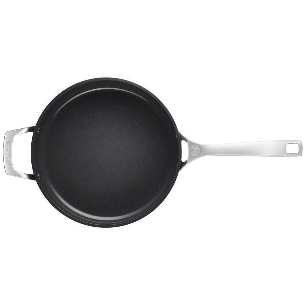 26 cm - Le Creuset Essential Padella Sautè con Coperchio Antiaderente Con Rivestimento In Ceramica In Acciaio Inox
