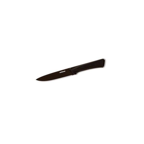13 cm - Sambonet Black Edge Coltello Bistecca In Acciaio Inox Manico In Nylon