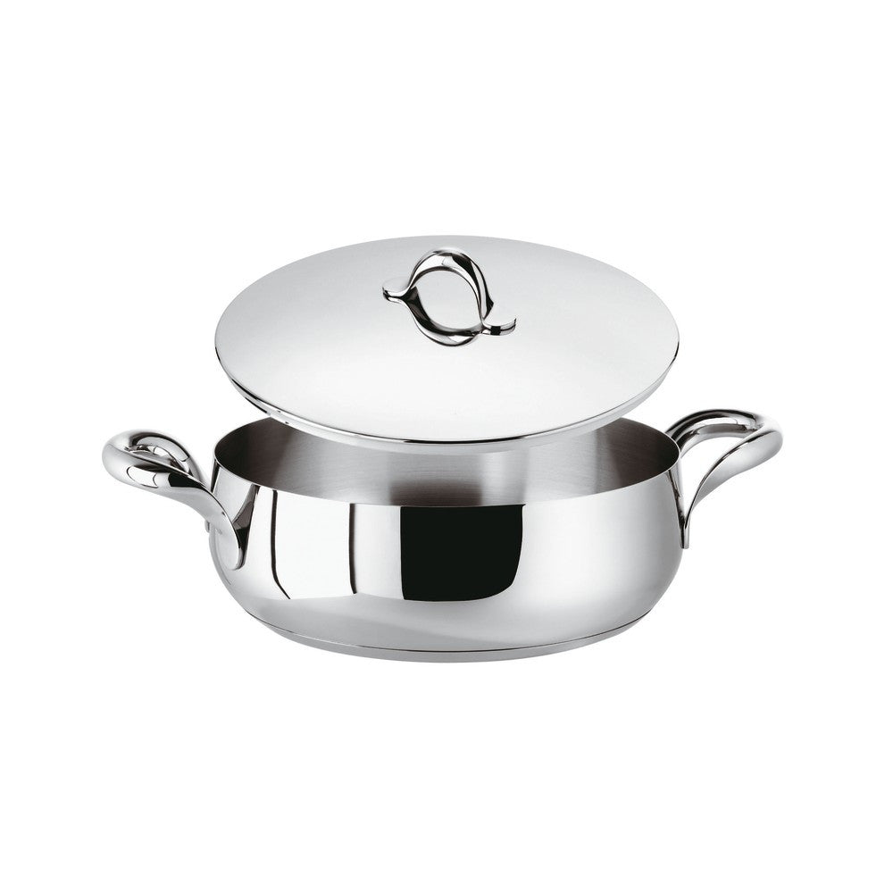 Sambonet Kikka Casseruola Bassa Con Coperchio In Acciaio Inox