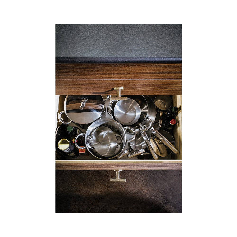 Sambonet Kikka Coperchio In Acciaio Inox Manici In Ottone