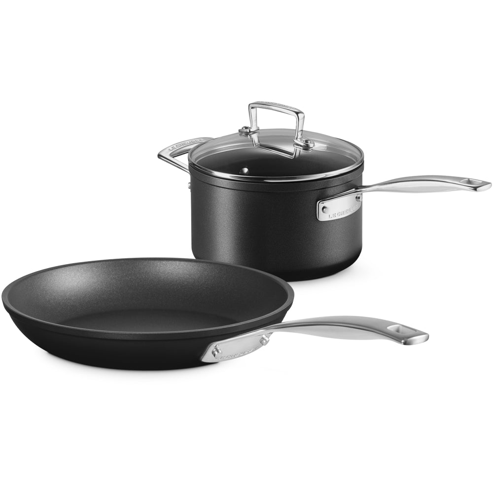 Le Creuset Alluminio Set Casseruola e Padella Antiaderenti Set 2 Pz
