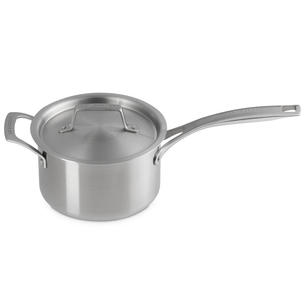 Le Creuset Inox Essential Set Pentole e Padelle In Acciaio Inox Set 4 Pz