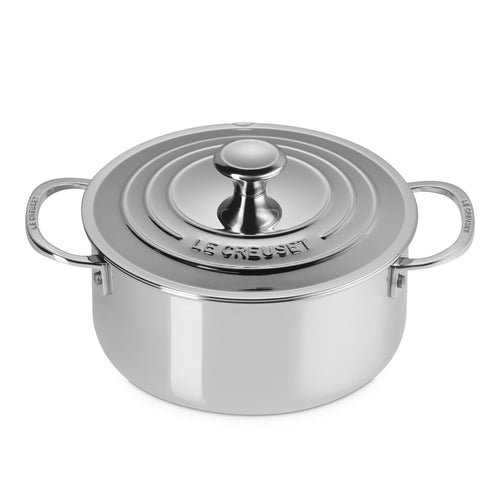 Le Creuset Evolution Set Pentole e Padelle In Acciaio Inox Set 4 Pz