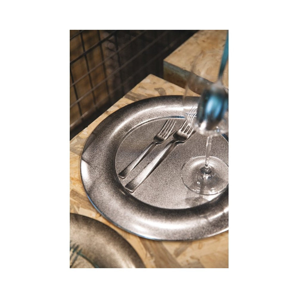 32 cm - Sambonet Sphera Piatto Presentazione In Acciaio Inox