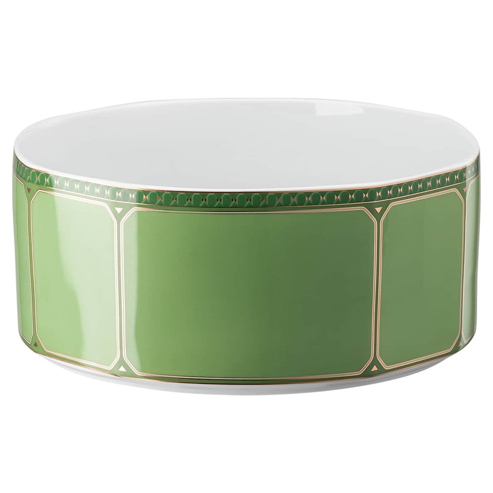 3.5 Lt - Swarovski x Rosenthal Signum Coppa Insalatiera In Porcellana
