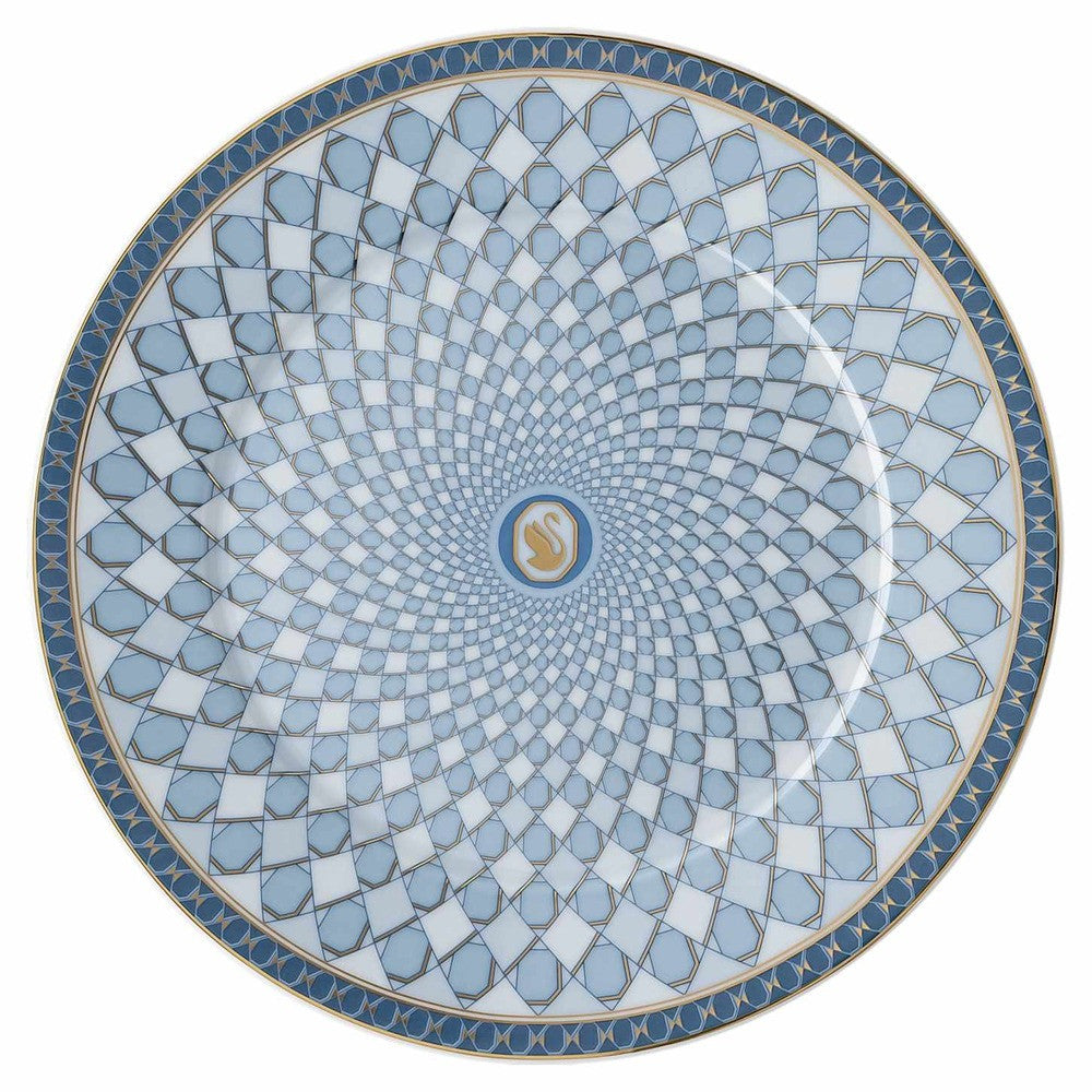 18.1 cm - Swarovski x Rosenthal Signum Piatto Pane In Porcellana
