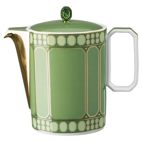 1.2 Lt - Swarovski x Rosenthal Signum Caffettiera In Porcellana