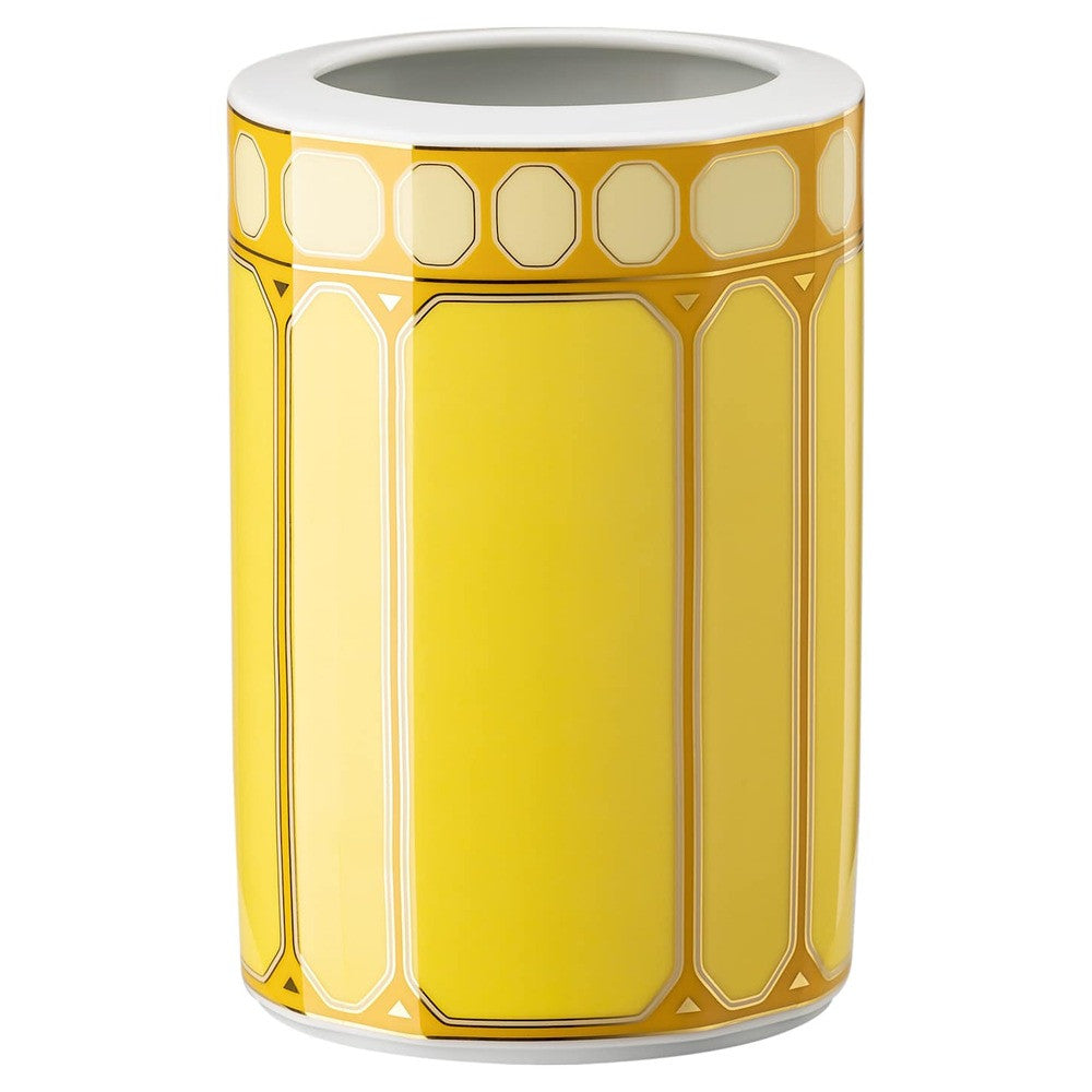 15.1 cm - Swarovski x Rosenthal Signum Vaso Cilindrico In Porcellana