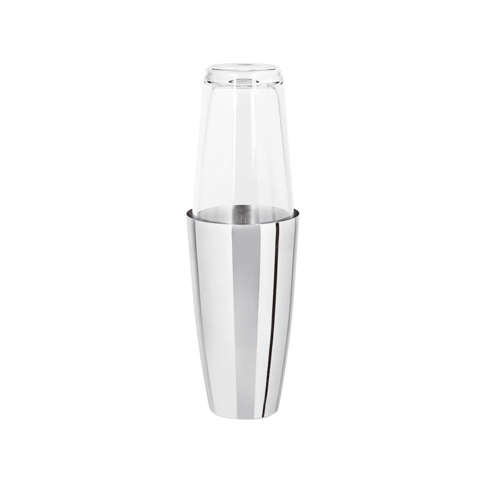 50 Cl - Sambonet Sphera Shaker In Acciaio Inox Con Bicchiere In Vetro