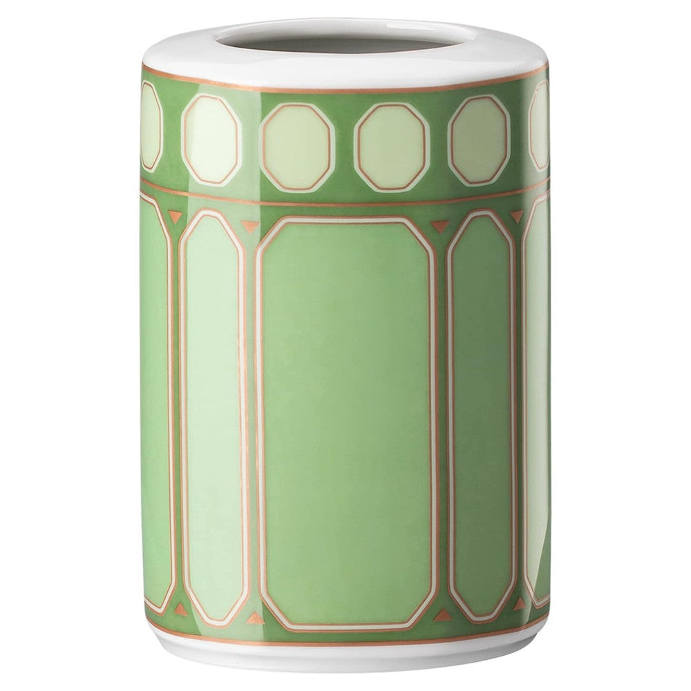 7.9 cm - Swarovski x Rosenthal Signum Vaso Cilindrico In Porcellana