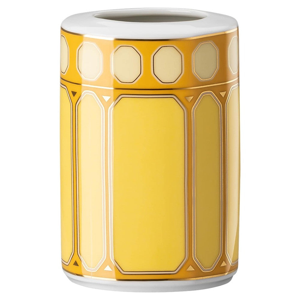 7.9 cm - Swarovski x Rosenthal Signum Vaso Cilindrico In Porcellana
