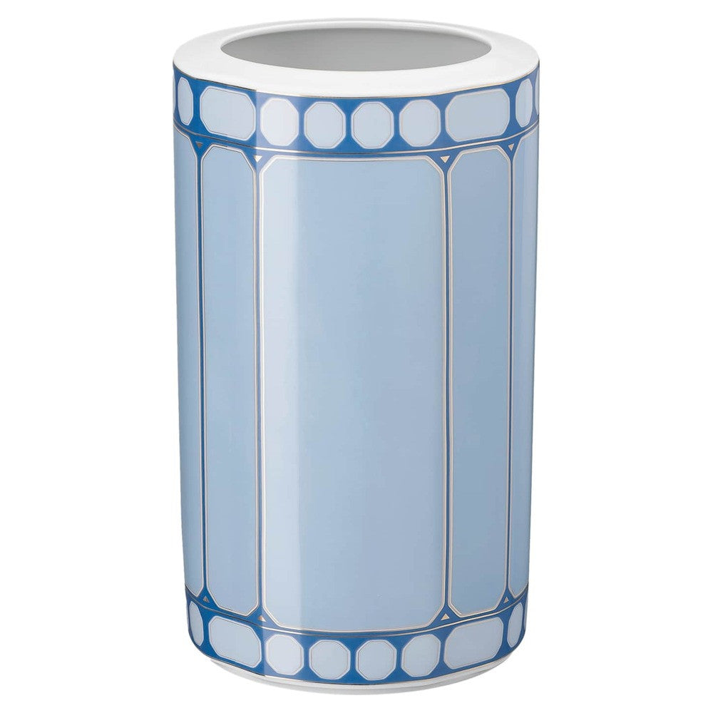 26.5 cm - Swarovski x Rosenthal Signum Vaso Cilindrico In Porcellana