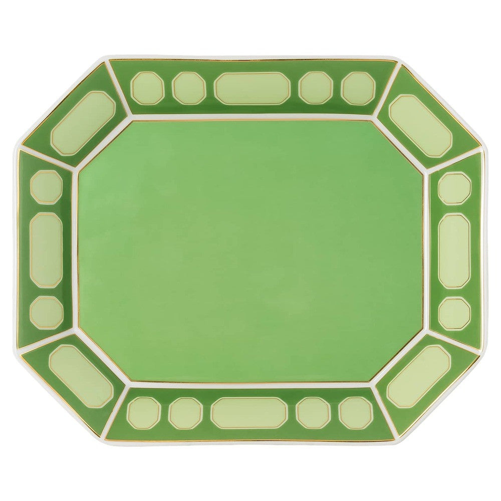 19.7 x 16.3 cm - Swarovski x Rosenthal Signum Coppetta Ottagonale In Porcellana