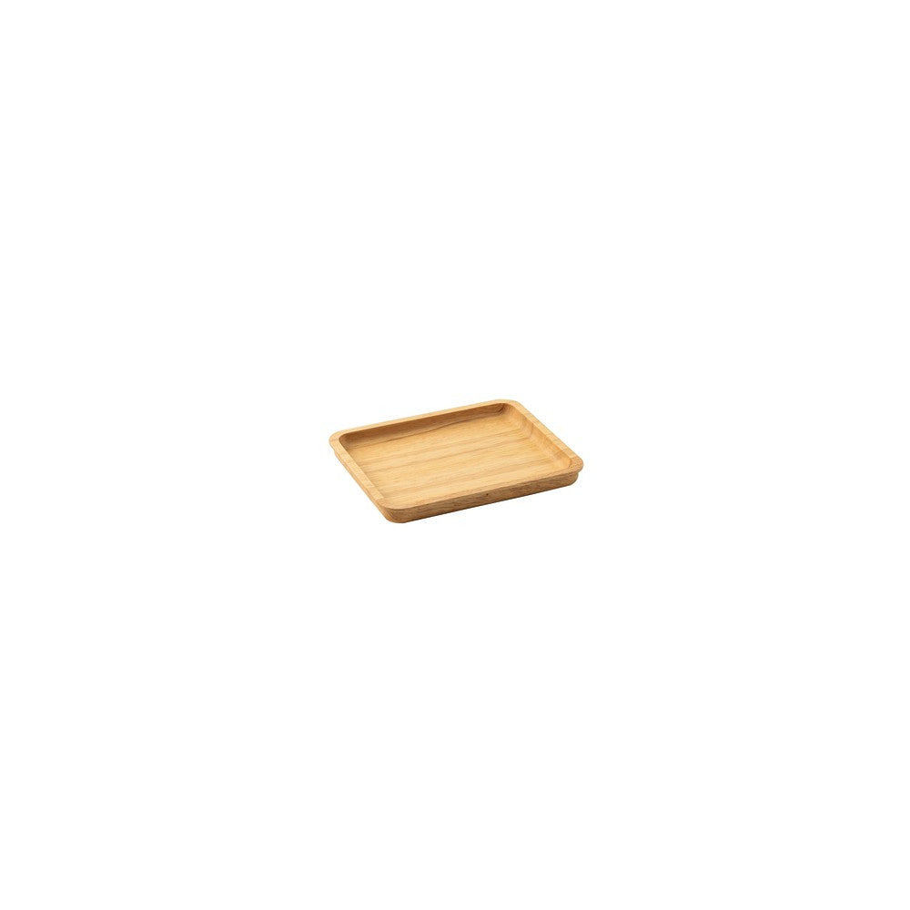 19.8x16.2 cm - Sambonet Radici Inserto Vassoio Rettangolare In Legno Di Gomma