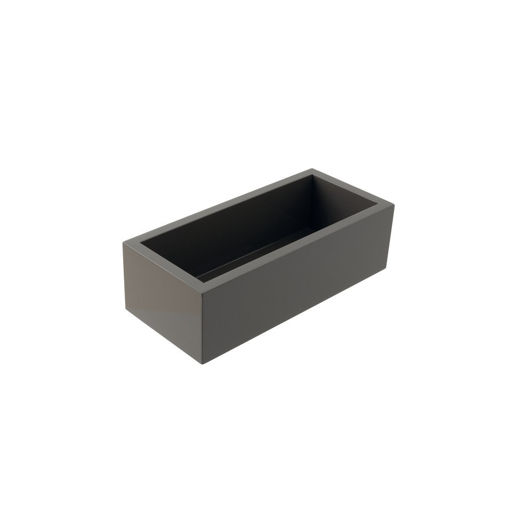 26.5x12.0 cm - Sambonet Radici Contenitore Rettangolare In Legno Laminato