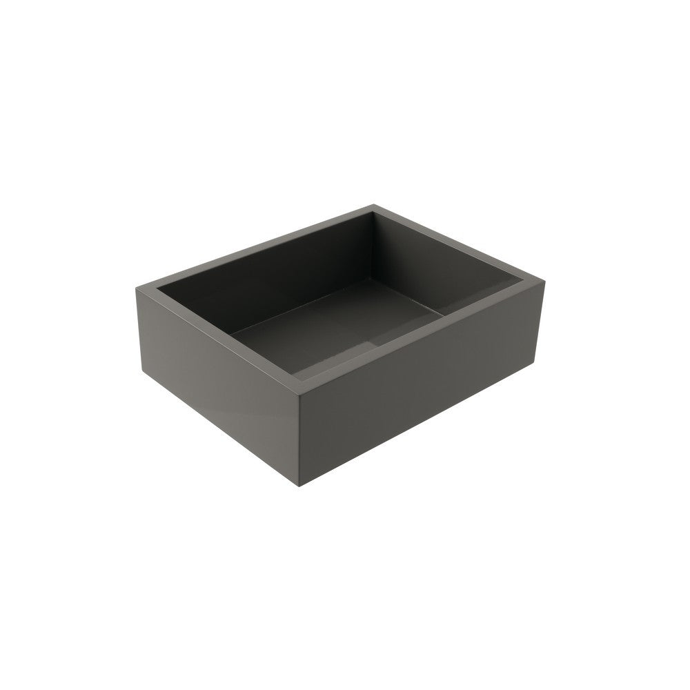 26.5x20.5 cm - Sambonet Radici Contenitore Rettangolare In Stoneware