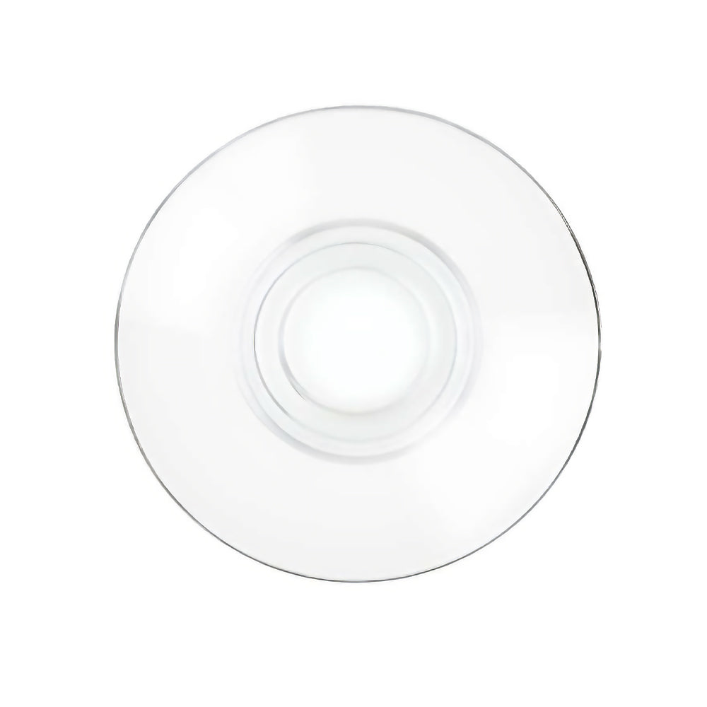 12.5 cm - Caffè Universale Piattino Tazza In Vetro - Set 6 Pz