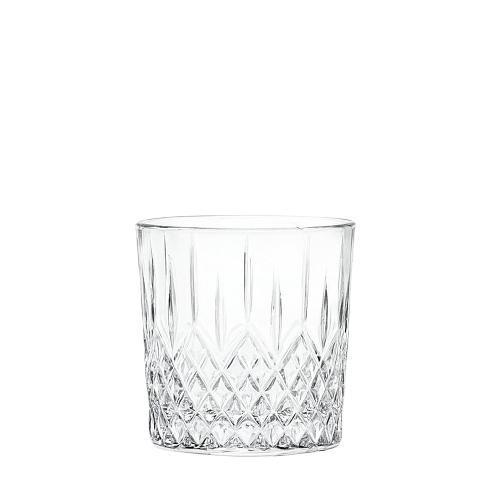 26.9 cl - RCR Cristalleria Italiana London Bicchiere Whisky OF In Vetro Cristallino Luxion Set 6 Pz