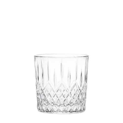 26.9 cl - RCR Cristalleria Italiana London Bicchiere Whisky OF In Vetro Cristallino Luxion Set 6 Pz
