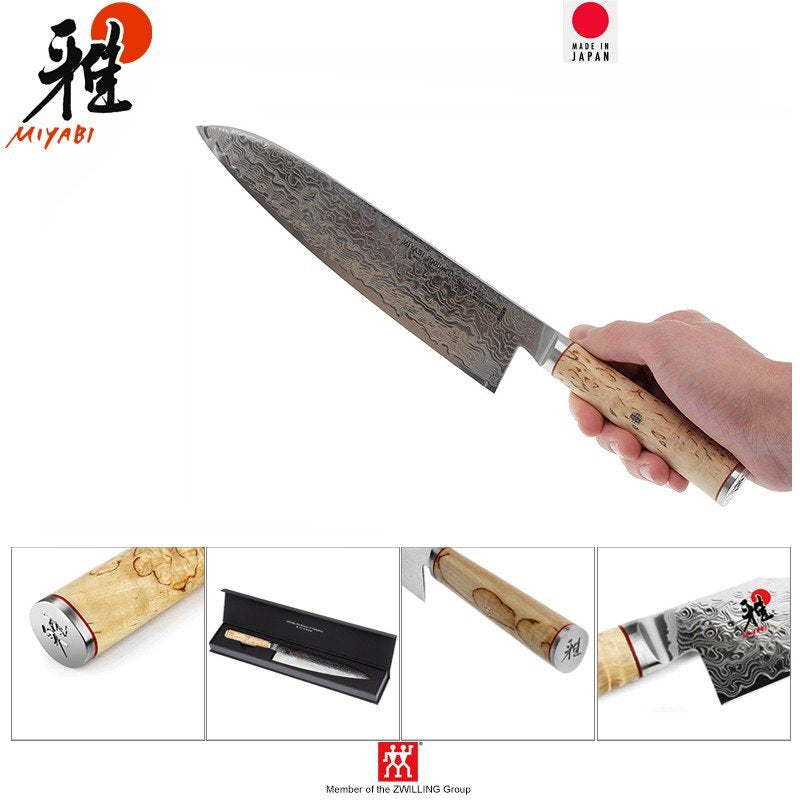 Zwilling Miyabi 5000Mcd Coltello Gyuto In Acciaio Inox