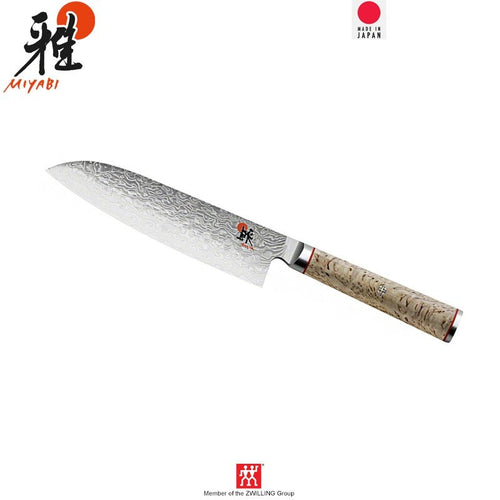 Zwilling Miyabi 5000Mcd Coltello Santoku In Acciaio Inox